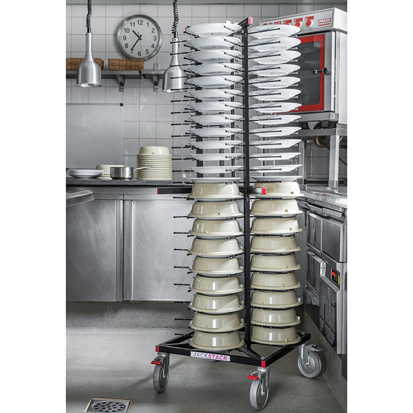 Jackstack verrijdbaar  bordenrek | Geschikt voor 88 borden | 600x600x1790(h)mm