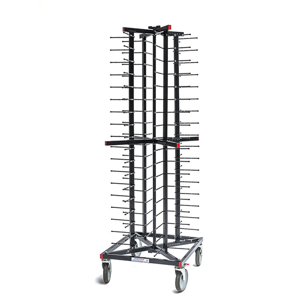 Jackstack verrijdbaar bordenrek | Geschikt voor 72 borden | 600x600x1790(h)mm