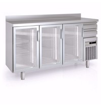 Coreco Barkoelkast Coreco FMRV-200 3 deurs | 504 liter | Met 3 glasdeuren | 2005x600x1040/1134(h)mm
