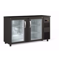 Coreco Barkoelkast Coreco SBE 150 2 deurs zwart | 325 liter | Met glazen deuren | 1465x530x820/880(h)mm Coreco Barkoelkast Coreco SBE 150 2 deurs zwart | 325 liter | Met glazen deuren | 1465x530x820/880(h)mm