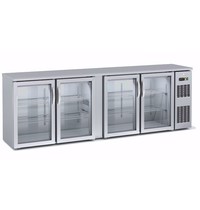 Coreco Barkoelkast Coreco SBIE 250 Geheel RVS | 650 liter | Met 4 glasdeuren | 2545x530x820/880(h)mm Coreco Barkoelkast Coreco SBIE 250 Geheel RVS | 650 liter | Met 4 glasdeuren | 2545x530x820/880(h)mm