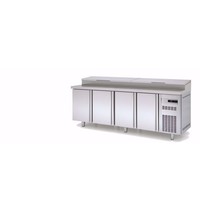 Coreco Coreco Koelwerkbank MFEI80-250 | 4 deurs | Geheel RVS | 2545x800x850/1043(h)mm