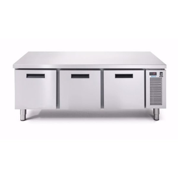 Afinox vrieswerkbank Linear Snack703BT/V 1C  | Met  werkblad | 3 laden | 1600x685x613(h)mm