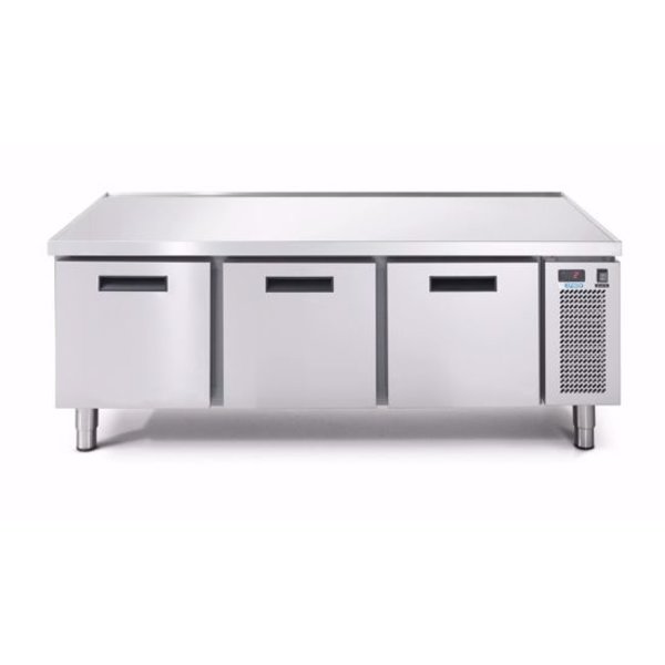 Afinox vrieswerkbank Linear Snack703BT/I 1C | Met werkblad | 3 laden | 1600x685x613(h)mm