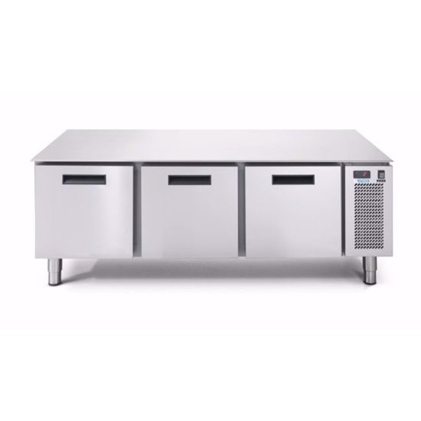 Afinox vrieswerkbank Linear Snack703BT/S 1C | Zonder werkblad | 3 laden | 1600x685x613(h)mm