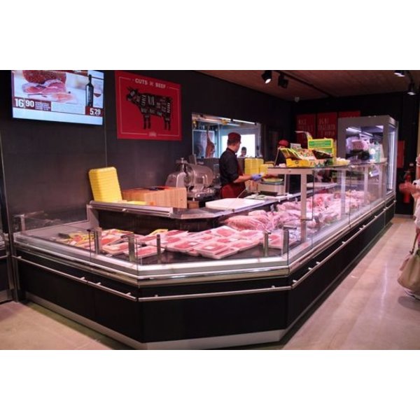 Koeltoonbank | MAJOR2 | 0°C/+2°C | Geforceerd | Zelfbediening | Gekoelde Reserve | Koppelbaar | 1955x1185x890(h)mm