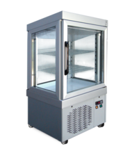 Tekna Gebaksvitrine | 210L | Grijs | 0°C/+10°C | 3 Schappen | 670x640x1260(h)mm