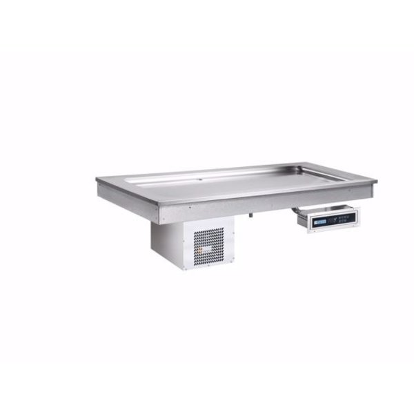 Afinox Drop-in buffet -SL-LIME PLUS 4/1 GN | 0.25kW | Sparringsmaat 1464x620mm | Geheel RVS | 1494x650x565(h)mm