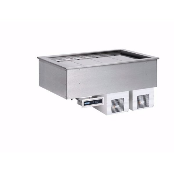 Afinox Drop-in buffet -SL-BLUE PLUS - 5/1 GN | 0.25kW | Sparringsmaat 1785x726mm | Geheel RVS | 1819x760x730(h)mm
