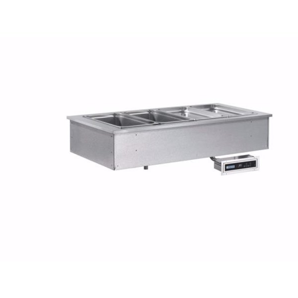 Afinox Drop-in buffet -SOUL-RED PLUS - 2/1 GN | 1.0kW | Sparringsmaat 814x620mm | Geheel RVS | 844x650x290(h)mm
