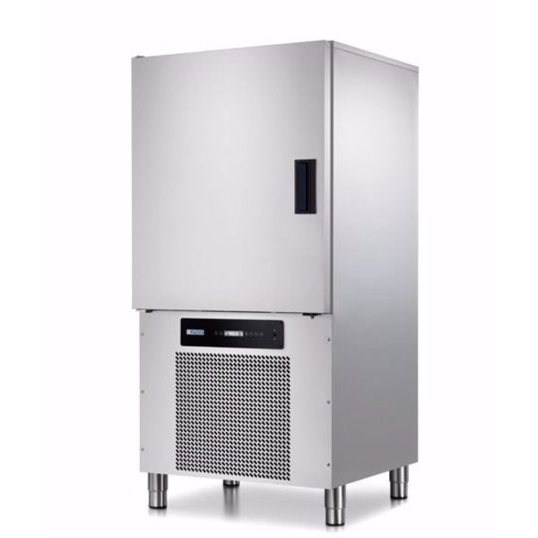 Blastchiller | FASTER 10 | 10 Niveaus (EN/GN) | Max. 32 kg (Koelen) / 22kg (Vriezen) | 0.9kW (230V) | Touchscreen | 790x760x1630(h)mm