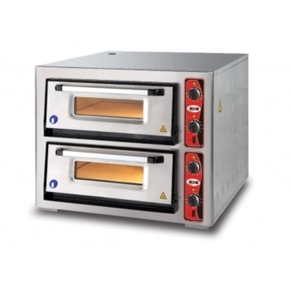 GMG Pizzaoven | 6+6 Ø34cm | 2 Kamers | 15 kW | 970x1150x430(h)mm