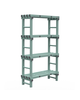 Jackstack Eurostelling Kunststof | 4 schappen | 400mm diep | 1750mm hoog 