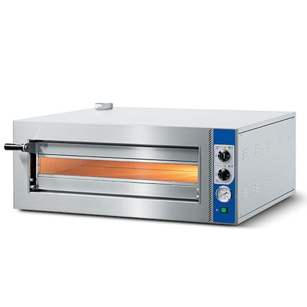 Mastro Pizzaoven | 1x4 Ø350mm | 1 Kamer | 5.2kW | 1000x860x390(h)mm