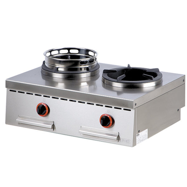 Wok | Gas | Range | 2 Brander | 2x13kW | 800x600x300(h)mm