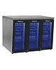 Mastro Barkoelkast Module | 3 Deuren | RVS Werkblad | 1380x500x875(h)mm 
