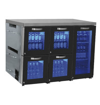 Mastro Barkoelkast Module | 1 Deur + 4 Laden | RVS Werkblad | 1380x500x875(h)mm 