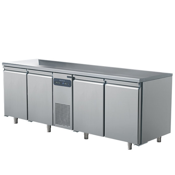Vrieswerkbank | 632L | 4 Deuren (1/1 GN) | -10°C/-20°C | Geventileerd | 2270x700x850(h)mm
