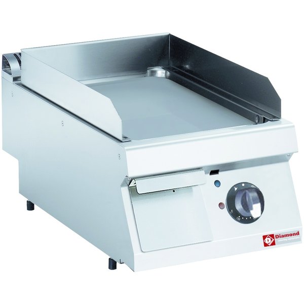 Bakplaat/grillplaat Hard Verschroomd - Top-  | Vlak 330x540mm 17,82 dm2 | 6kW | 400x700x250/320(h)mm