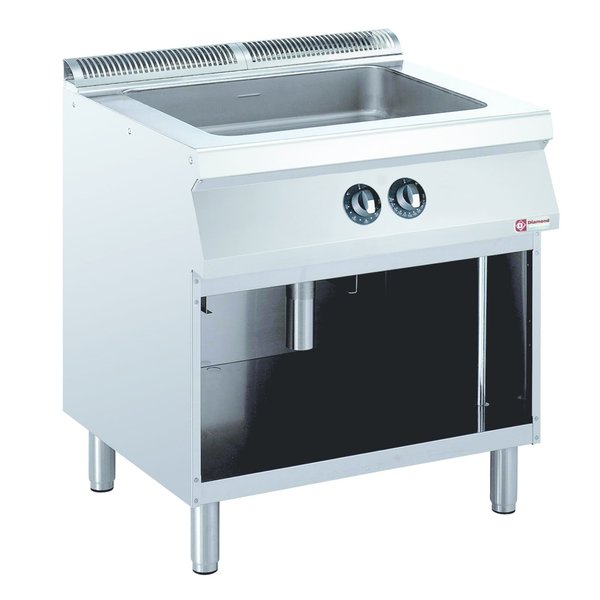 Braadslede gas multi functioneel | Kuip compound 22L | 800x700x850/920(h)mm