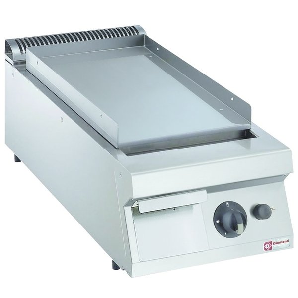 Bakplaat/Grillplaat | Hard Verchroom Top | Bakplaat 344x647mm | 10kW | 400x900x250/320(h)mm