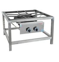 Diamond Gasbrander Paella | Op Onderstel | Ø450mm | 27.2kW | 800x900x550(h)mm