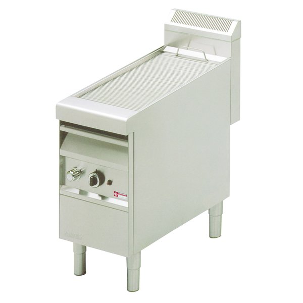 Stoomgrill O vorm met onderstel | Bakplaat 380x670mm | 13kW | 420x900x850/1070(h)mm