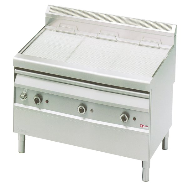 GASSTOOM-GRILL ROOSTER IN -O-VORM OP MEUBEL