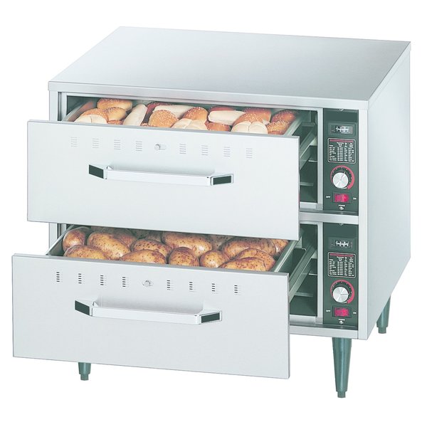 Warmhoudunit | Tafelmodel | 2 Laden GN 1/1 150mm | 0.9kW | 749x575x537/639(h)mm