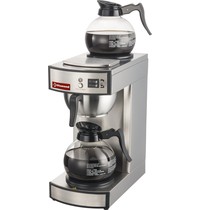 Diamond Koffiezetapparaat | 1 Groep + 2 Verwarmplaten | Automatisch | 2.25kW | 196x360x430(h)mm