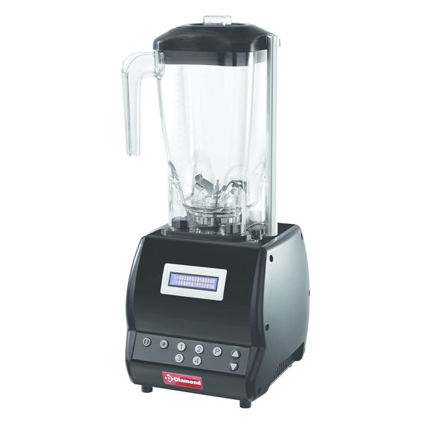 Professionele Mixer | Vierkant | Glas | 2L | Snelheidsregelaar Programmeerbaar | 230V | 208x210x490(h)mm