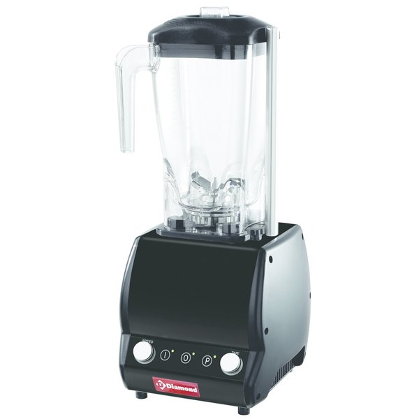 Professionele Mixer | Vierkant | Glas | 2L | Met Timer + Snelheidsregelaar | 230V | 208x210x490(h)mm