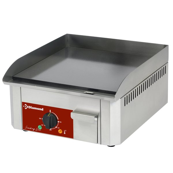 Bak-/Grillplaat | Geëmailleerd | Plaatdikte 10mm | | 3kW | 400x450x190(h)mm