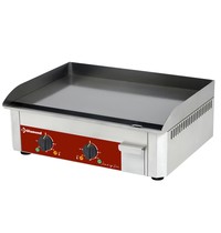 Diamond Bak-/Grillplaat | Dubbel Geëmailleerd Oppervlak| Plaatdikte 10mm | 6kW | 600x450x190(h)mm