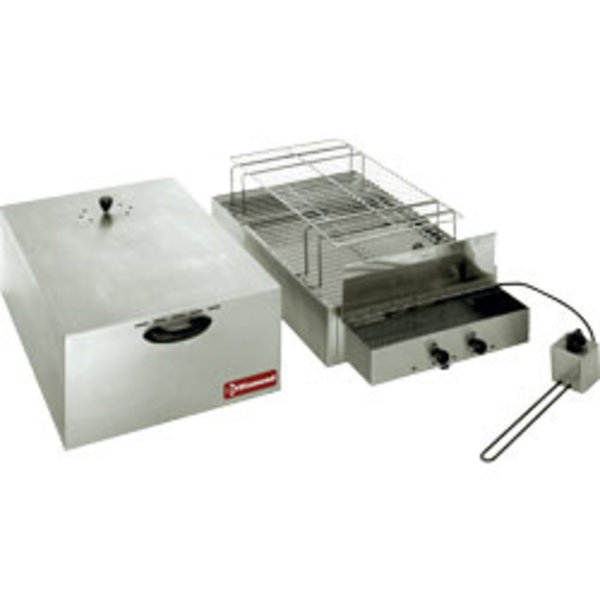 Rookkamer | Elektrisch | Voor Voeding | 2 Verdiepingen 400x600mm & 340x545mm | 0.25kW | 715x415x360(h)cm