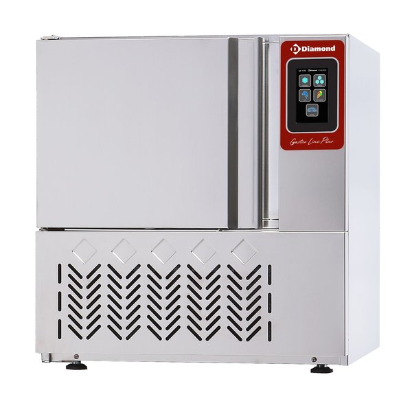 Blastchiller | 3 Niveaus (1/1 GN) | Max. 12kg (Koelen) / 8kg (Vriezen) | 0.6 kW (230V) | Touchscreen | 620x650x670(h)mm