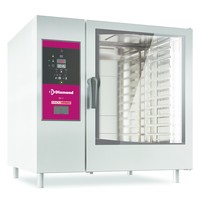 Diamond Combi-steamer | Gas | 10x GN 2/1 | Cleaning | Stoom + Convectie | 1.5kW | 1090x971x1058(h)mm