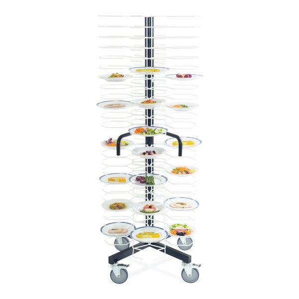 Bordenrek | Voor 96 borden Ø240-310mm  | Vrije ruimte 60mm | 770x770x1800(h)mm
