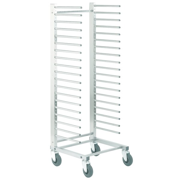 Silowagen | RVS | Schalen | 20x 600x400mm | 560x570x1610(h)mm