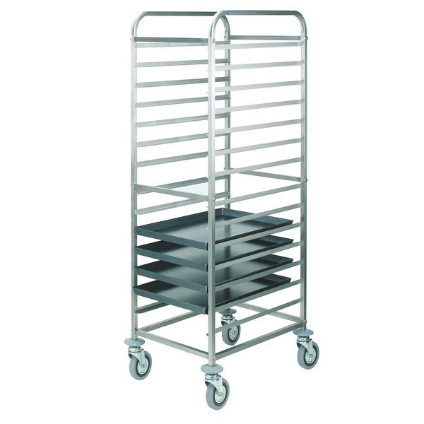 Silowagen | RVS | Schalen | 14x 600x400mm | 720x520x1630(h)mm