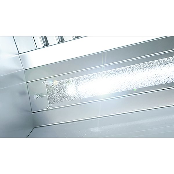 Muurdamkap | Met Luchtcompensatie 'AMBIANCE' | 3 Labyrintfilters 500x500mm | 1800x1300x500(h)mm