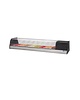 Diamond Tapasvitrine | RVS/Zwart | 8x 1/3 GN | +2°C/+8°C | Statisch | 1 Niveau | 1730x415x270(h)mm 