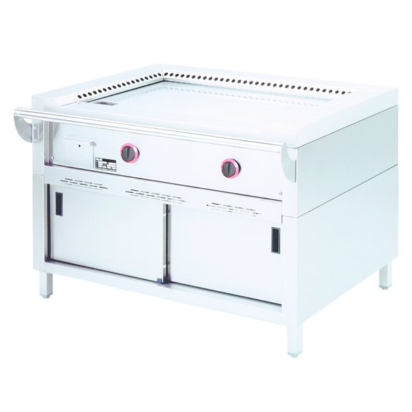 Teppanyaki | Gasplaat | Kast | 3 Zones | 3x 7kW | 1440x770x850(h)mm