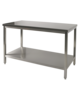 Diamond Werktafel | RVS | Met Bodemschap | 700mm Diep | 880mm Hoog 
