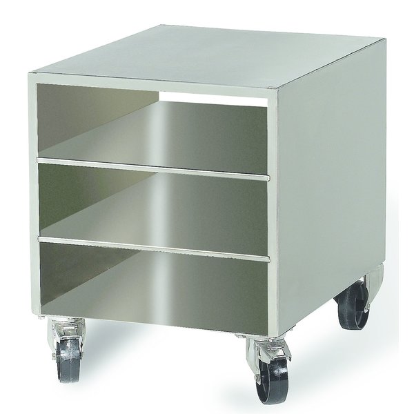 Steunkast | RVS | Voor Vacuümmachine | Op Wielen | Verwijderbaar | 483x606x673(h)mm