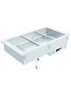 Diamond Bain Marie | GN 2x 1/1-150mm | Met Aftapkraan | 1.5kW | 790x610x302(h)mm 