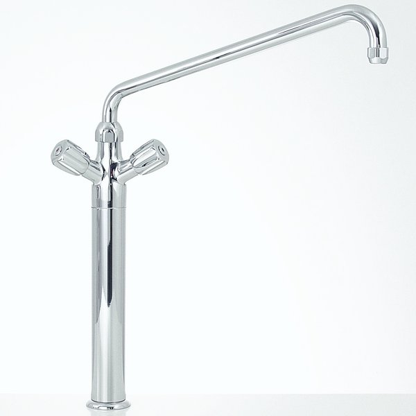 Mengkraan + Kolom + Uitloopbek | Groot Debiet Heavy Duty Uitgang Mono | 570(h)mm