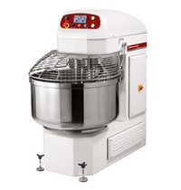 Diamond Bakkerstrog | Automatisch | Met Spiraal | 130kg  | 2 Snelheden + 2 Timers | 2 Motoren | 400V | 830x1355x1460(h)mm