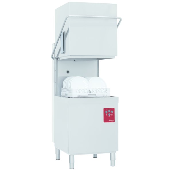 Doorschuifvaatwasser | Met Inlooptafel + Uitlooptafel + Spoeldouchekraan | 500x500mm Mand | 400V | 2620x800x1530/2010(h)mm