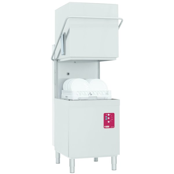 Doorschuifvaatwasser | Met Inlooptafel + Uitlooptafel + Spoeldouchekraan | 500x500mm Mand + Break Tank | 400V | 2620x800x1530/2010(h)mm